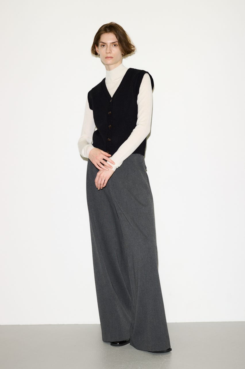 【AW PRE ORDER 第2弾】【THROW】WOOL BLEND HG H／N トップス IVOY FREE