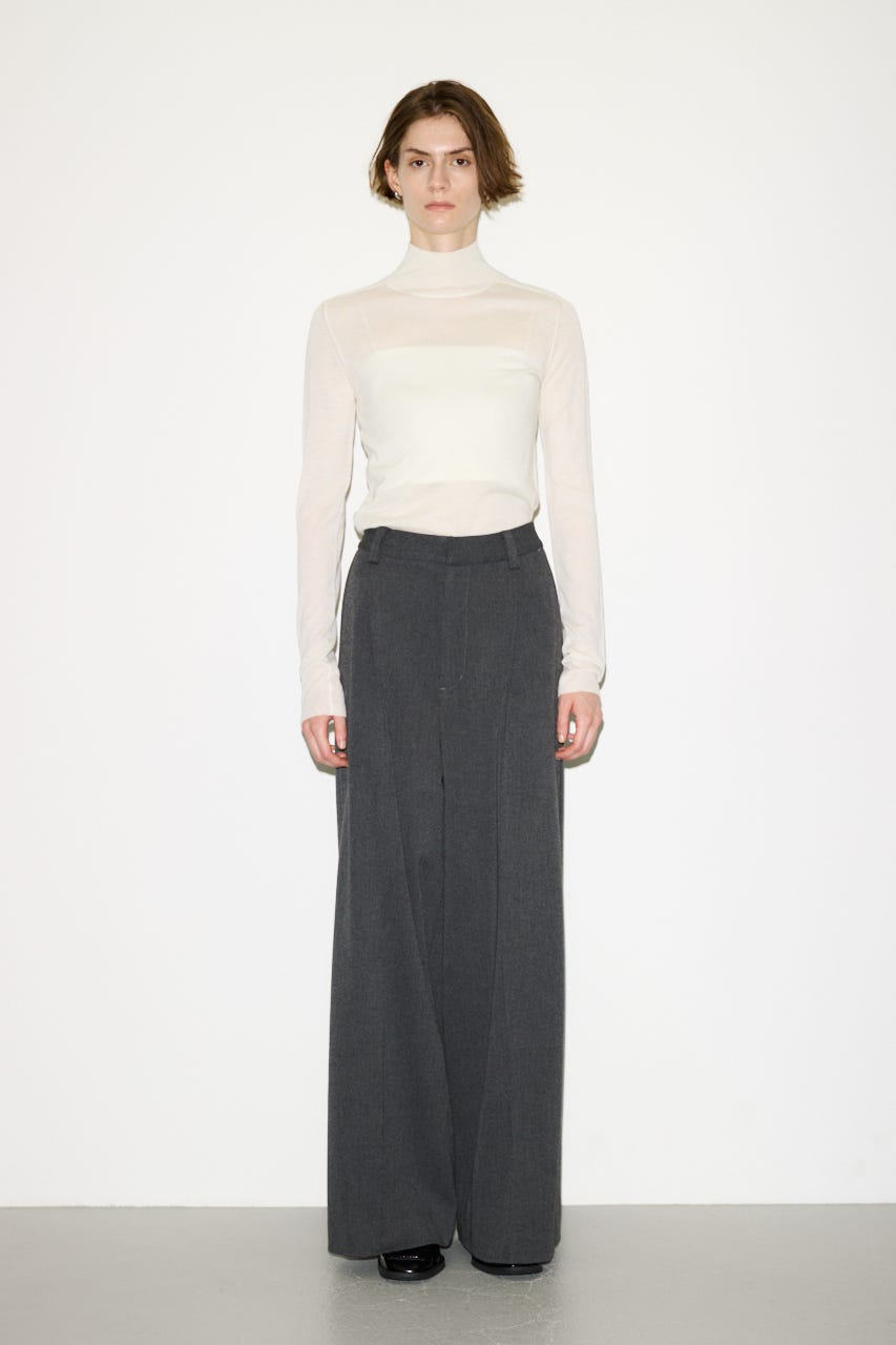 【AW PRE ORDER 第2弾】【THROW】WOOL BLEND HG H／N トップス IVOY FREE