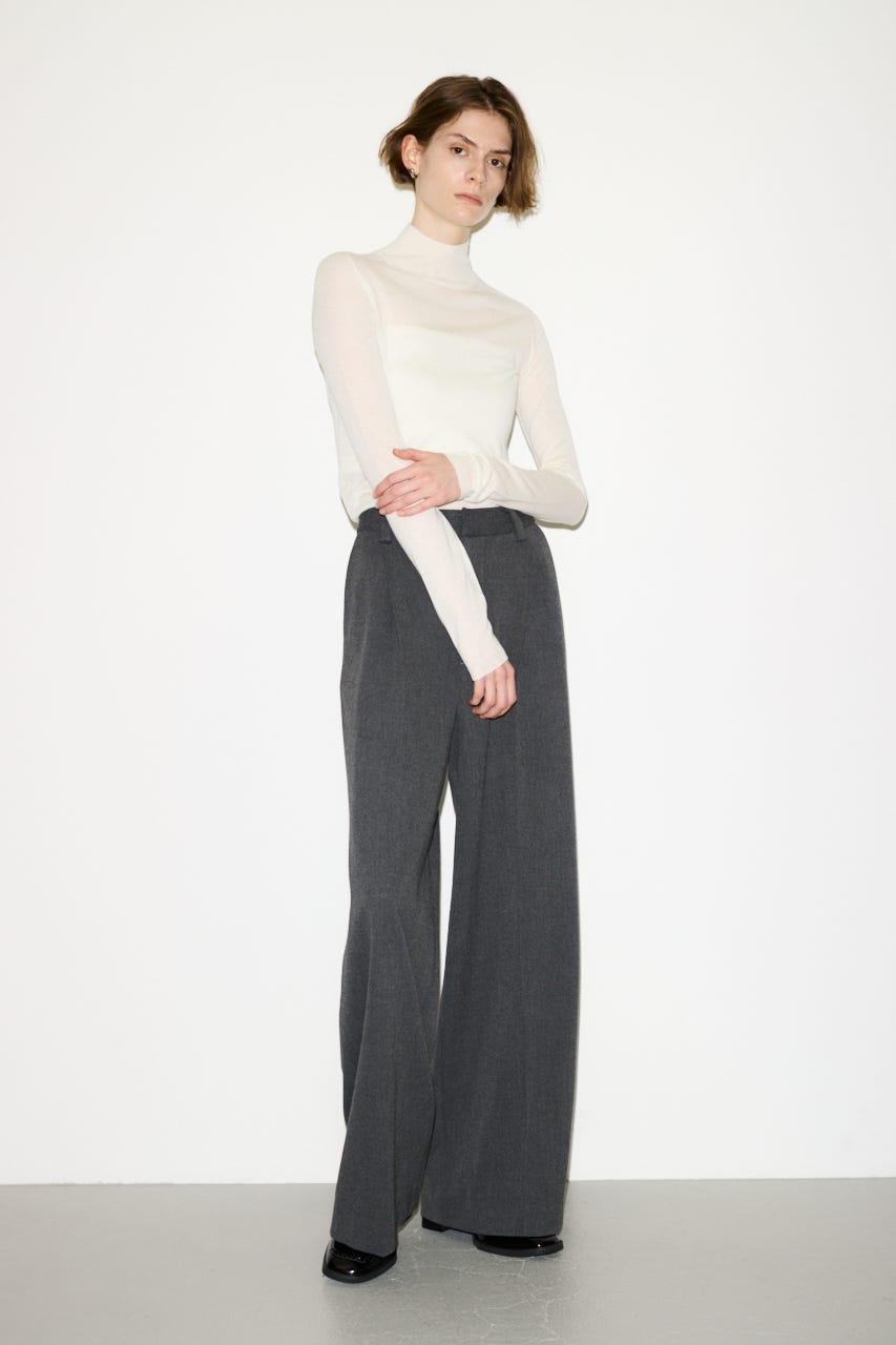 【AW PRE ORDER 第2弾】【THROW】WOOL BLEND HG H／N トップス IVOY FREE