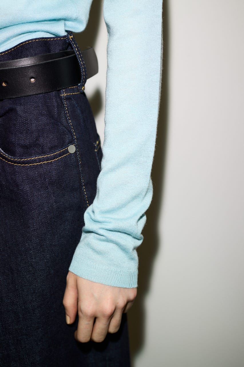 【AW PRE ORDER 第2弾】【THROW】WOOL BLEND HG H／N トップス L/BLU FREE