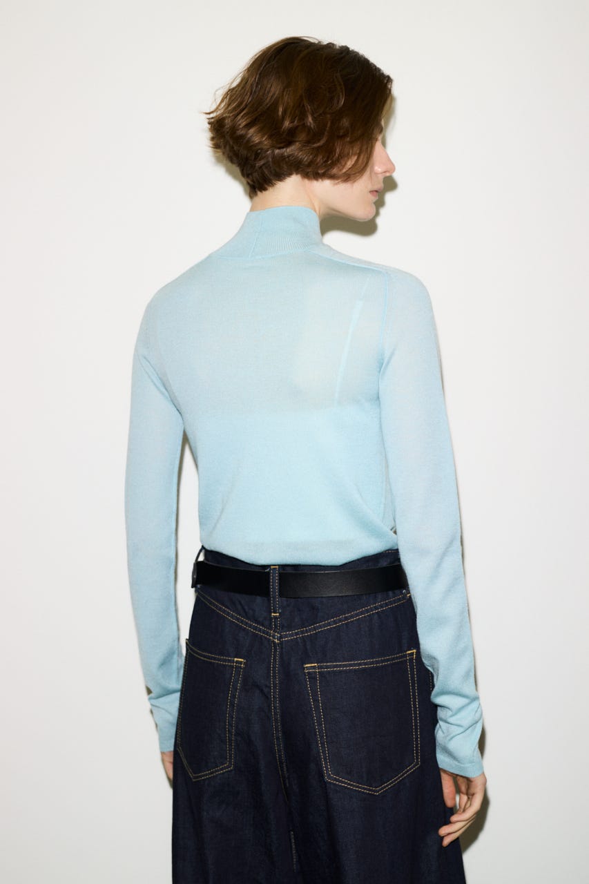【AW PRE ORDER 第2弾】【THROW】WOOL BLEND HG H／N トップス L/BLU FREE