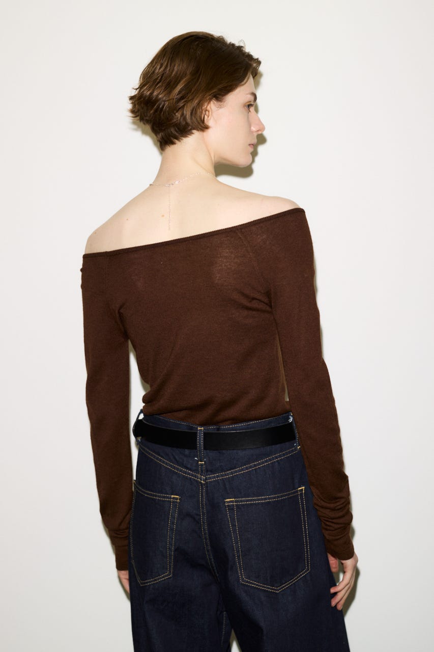 【AW PRE ORDER 第2弾】【THROW】WOOL BLEND HG B／N トップス BRN FREE