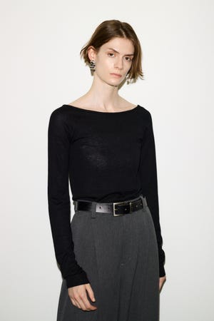 【AW PRE ORDER 第2弾】【THROW】WOOL BLEND HG B／N トップス
