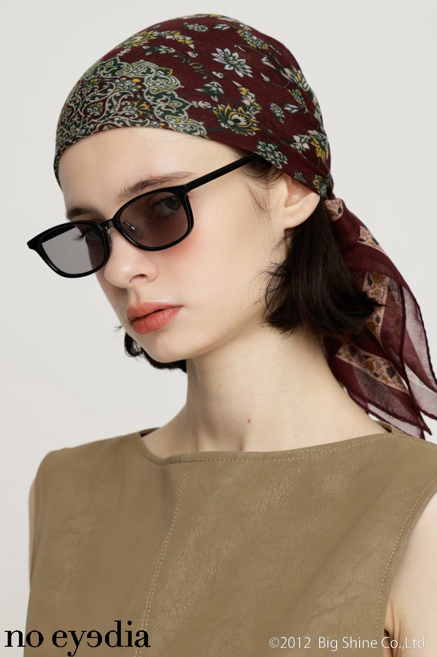 【noeyedia】SQUARE アイウェア BLK FREE