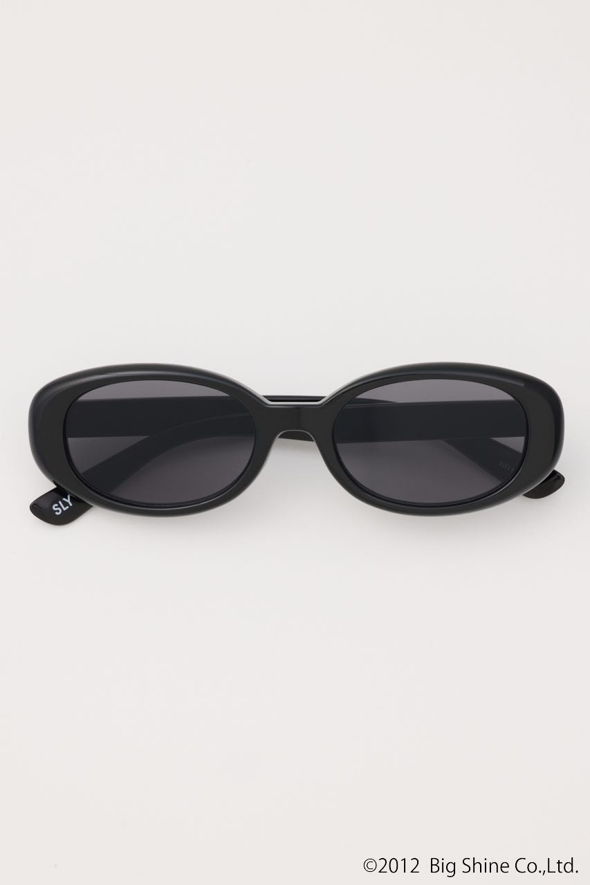 【noeyedia】OVAL SHAPE アイウェア BLK FREE