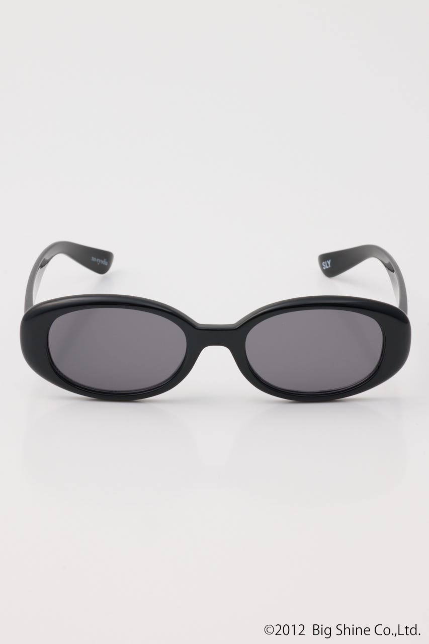 【noeyedia】OVAL SHAPE アイウェア BLK FREE