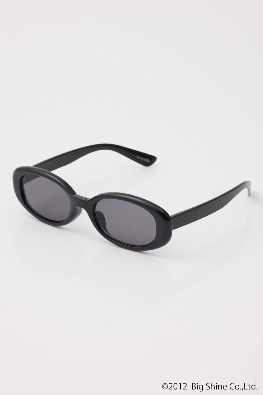 【noeyedia】OVAL SHAPE アイウェア BLK FREE