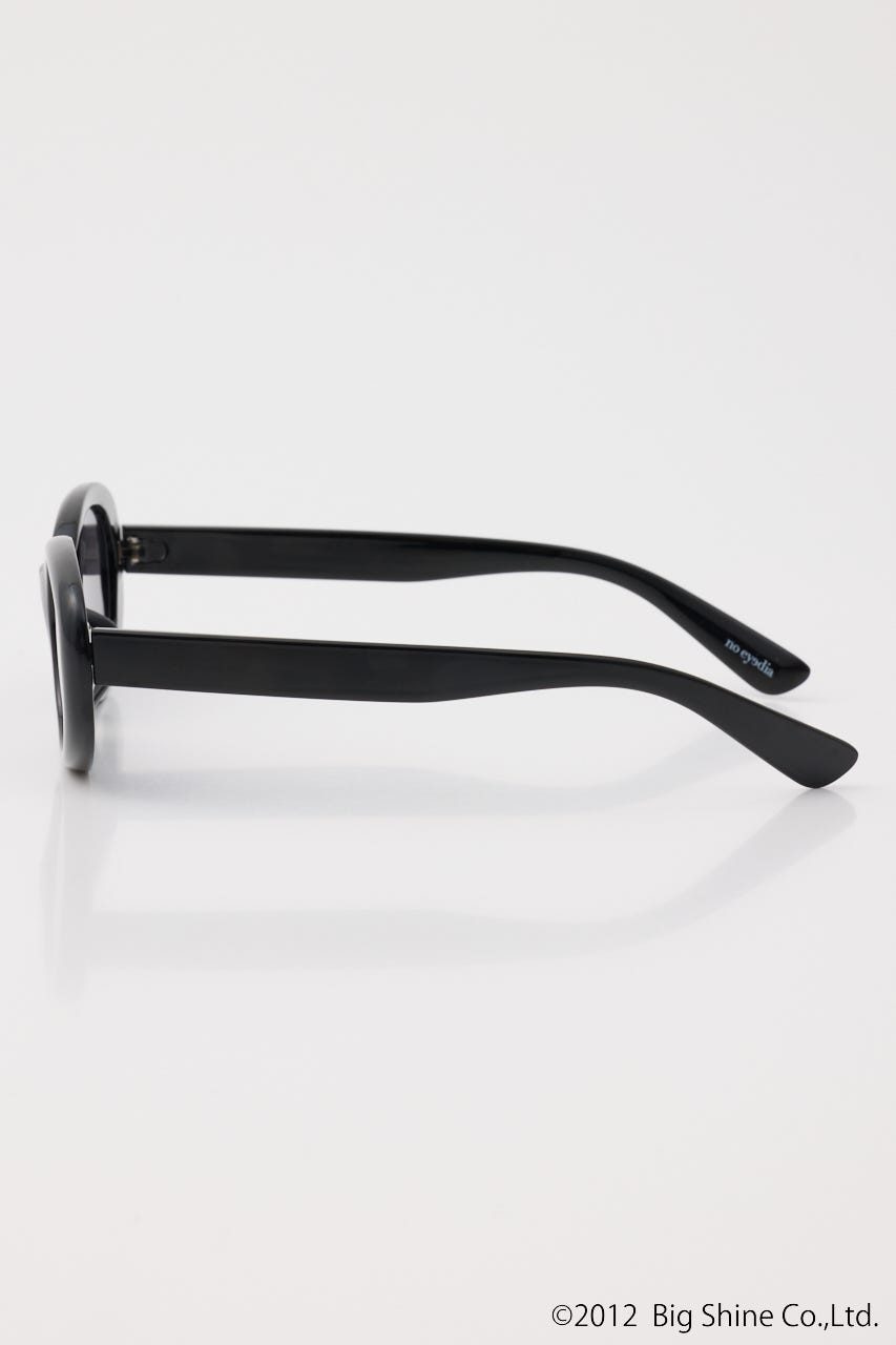 【noeyedia】OVAL SHAPE アイウェア BLK FREE