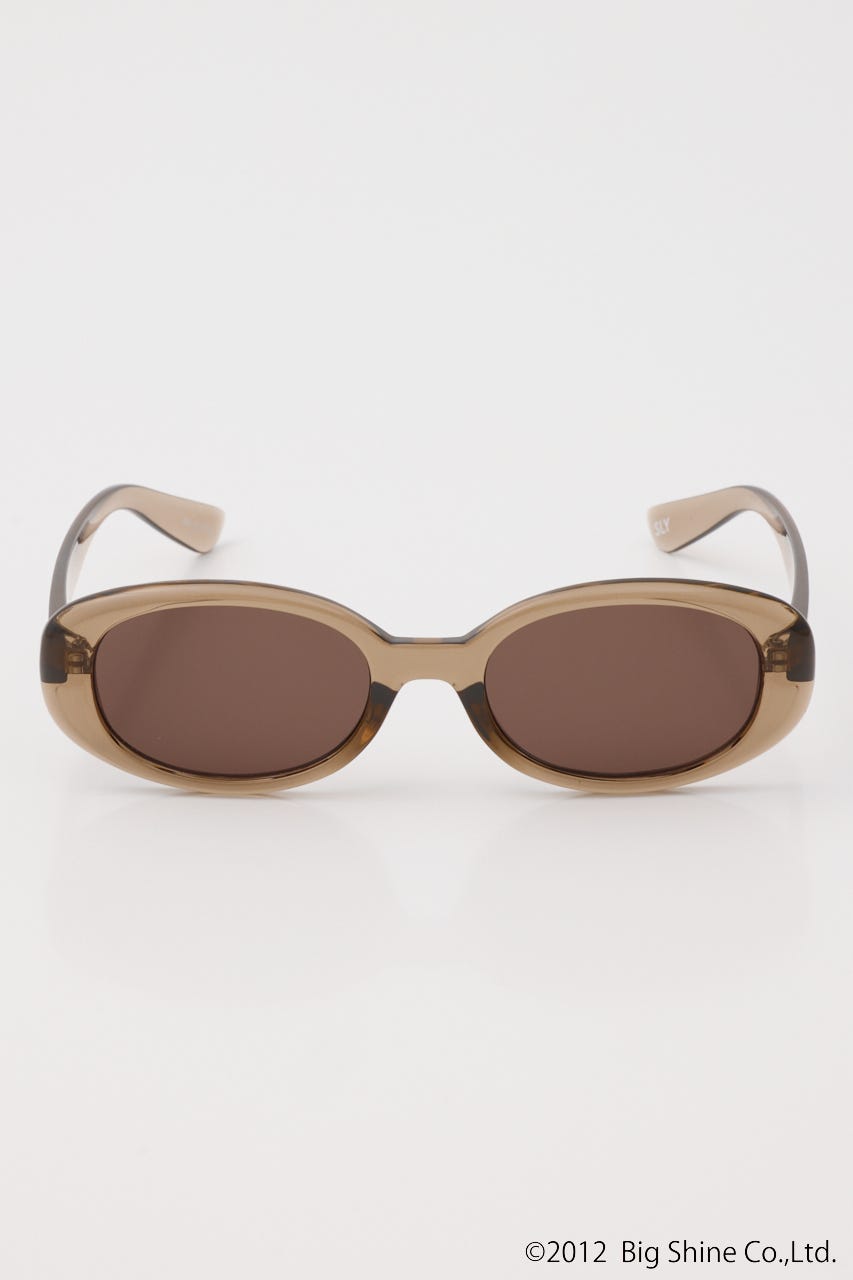 【noeyedia】OVAL SHAPE アイウェア BRN FREE