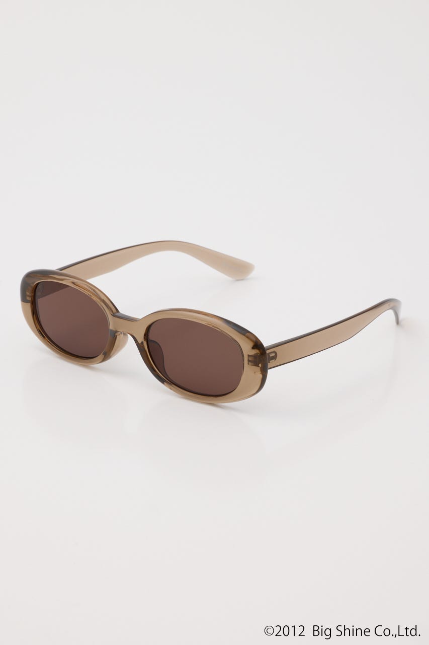 【noeyedia】OVAL SHAPE アイウェア BRN FREE