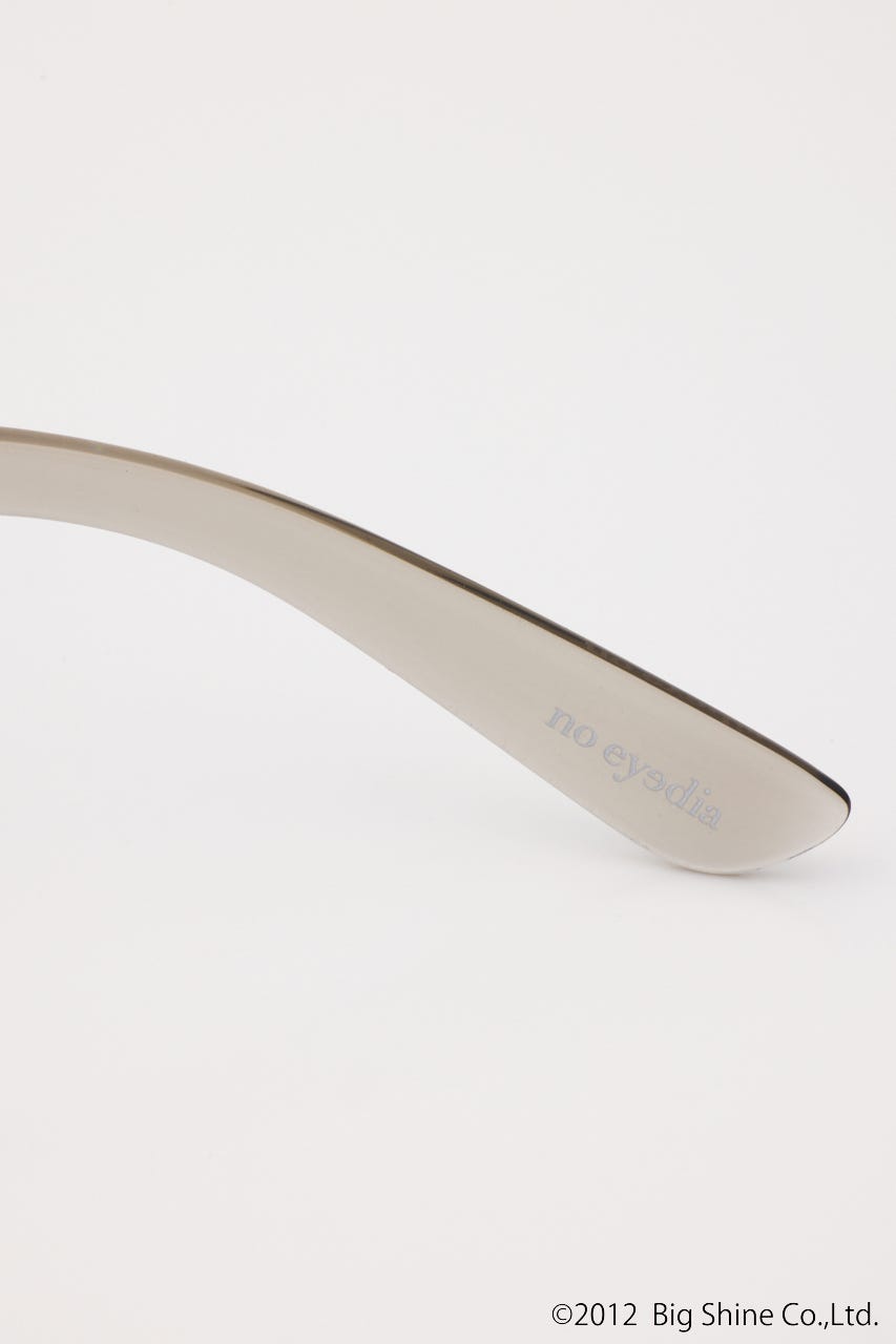 【noeyedia】OVAL SHAPE アイウェア GRY FREE