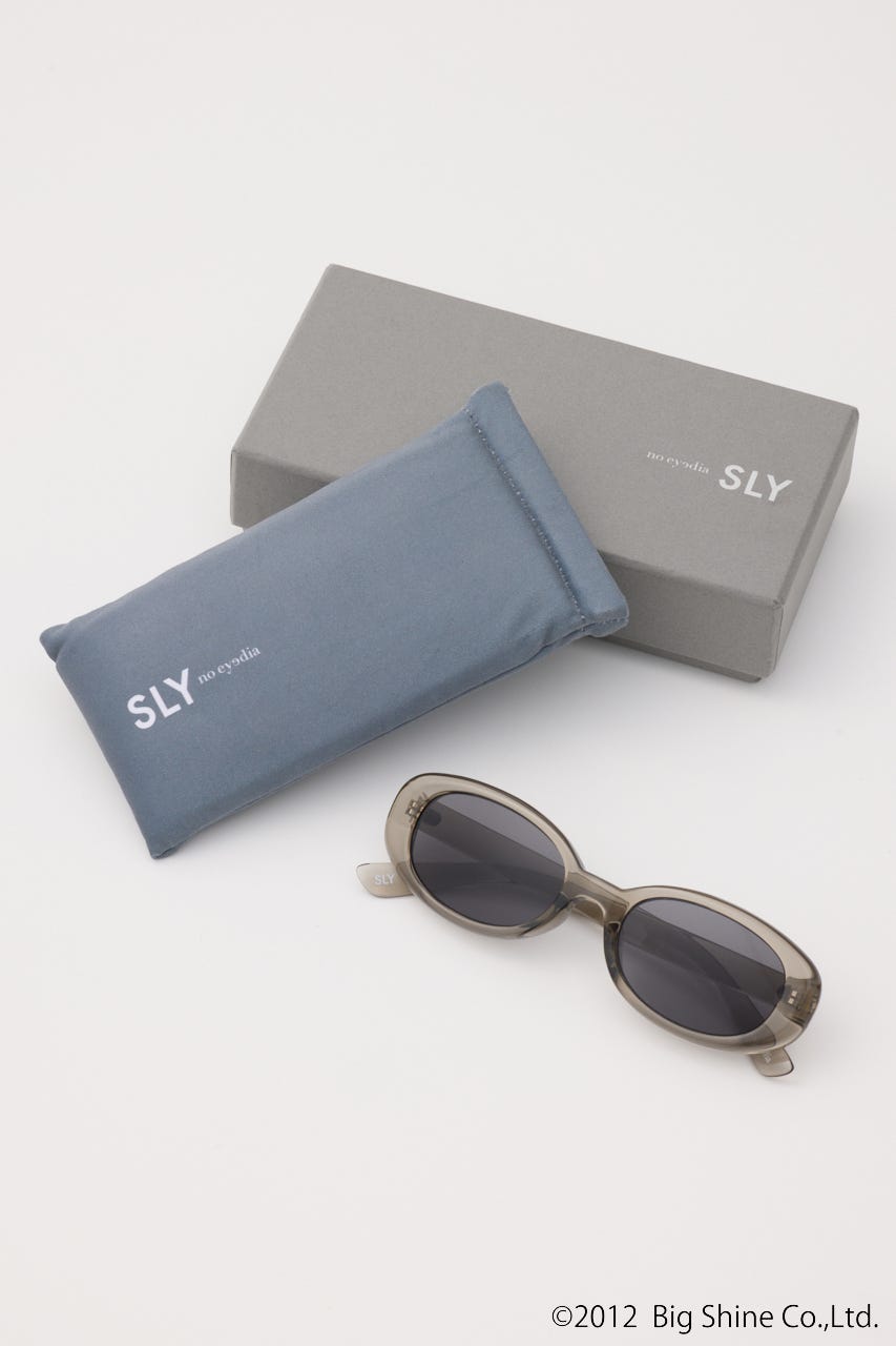 【noeyedia】OVAL SHAPE アイウェア GRY FREE