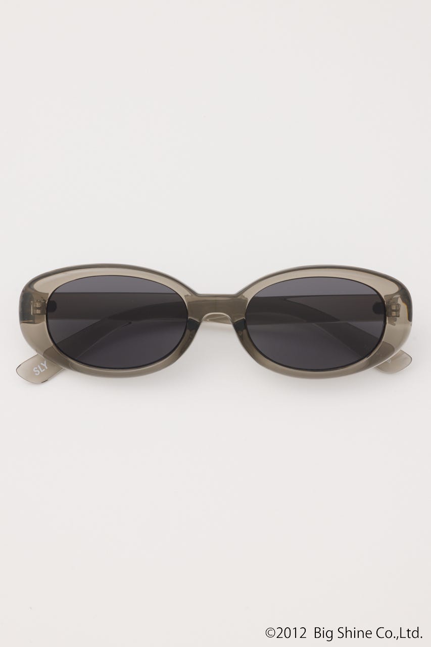 【noeyedia】OVAL SHAPE アイウェア GRY FREE