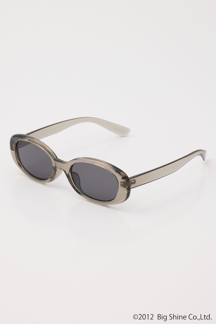 【noeyedia】OVAL SHAPE アイウェア GRY FREE