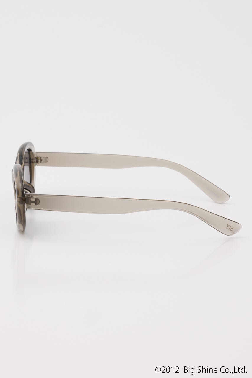 【noeyedia】OVAL SHAPE アイウェア GRY FREE