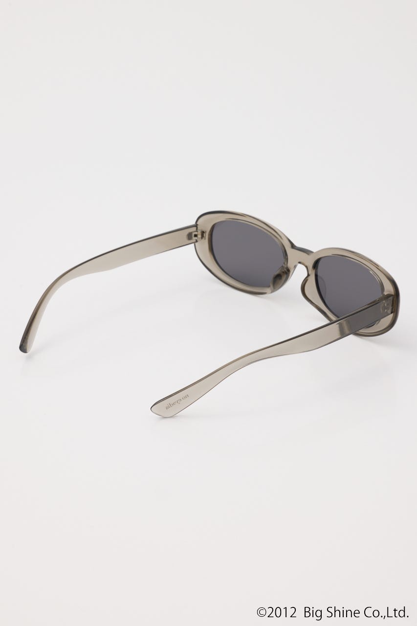 【noeyedia】OVAL SHAPE アイウェア GRY FREE