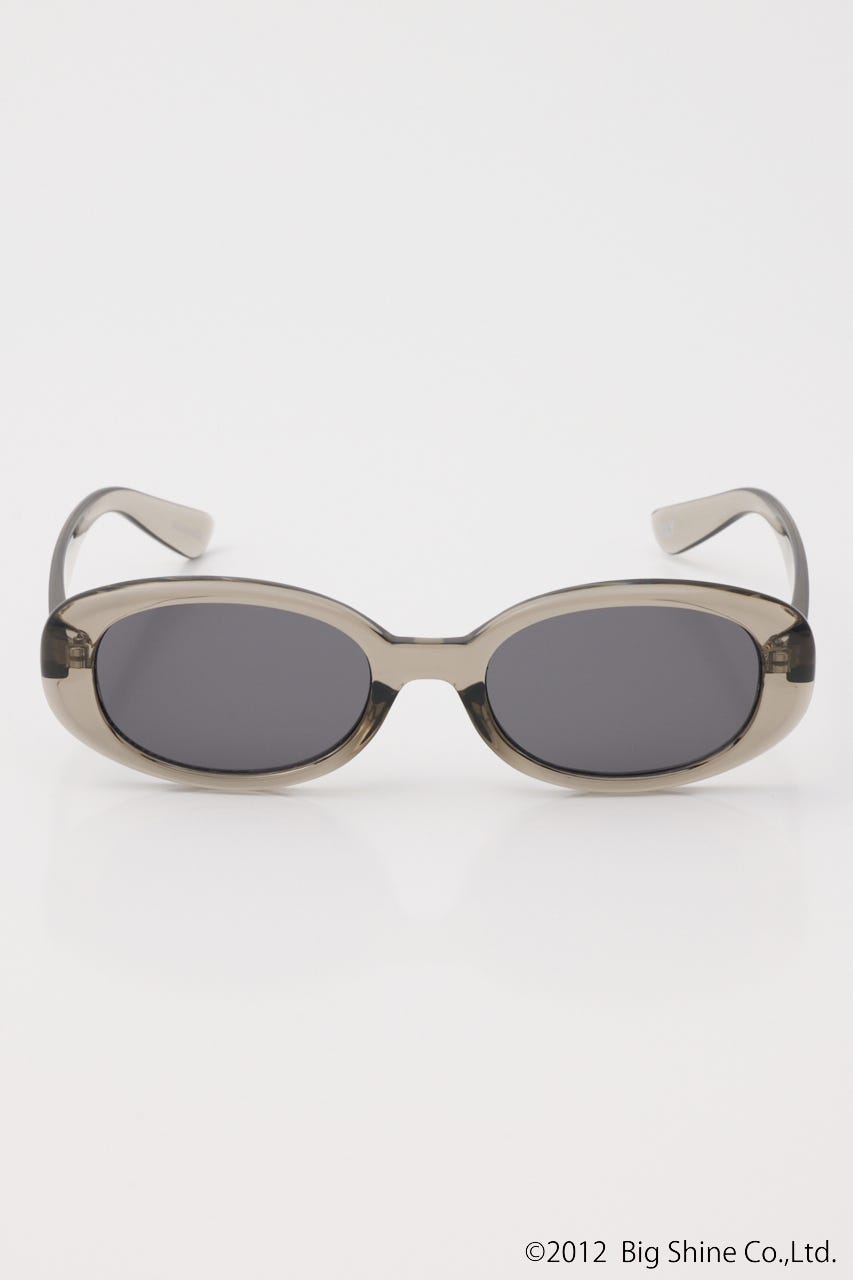 【noeyedia】OVAL SHAPE アイウェア GRY FREE