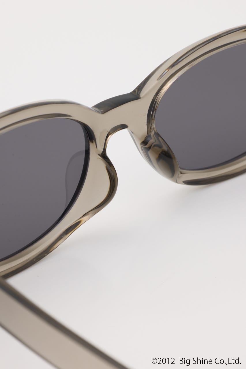 【noeyedia】OVAL SHAPE アイウェア GRY FREE