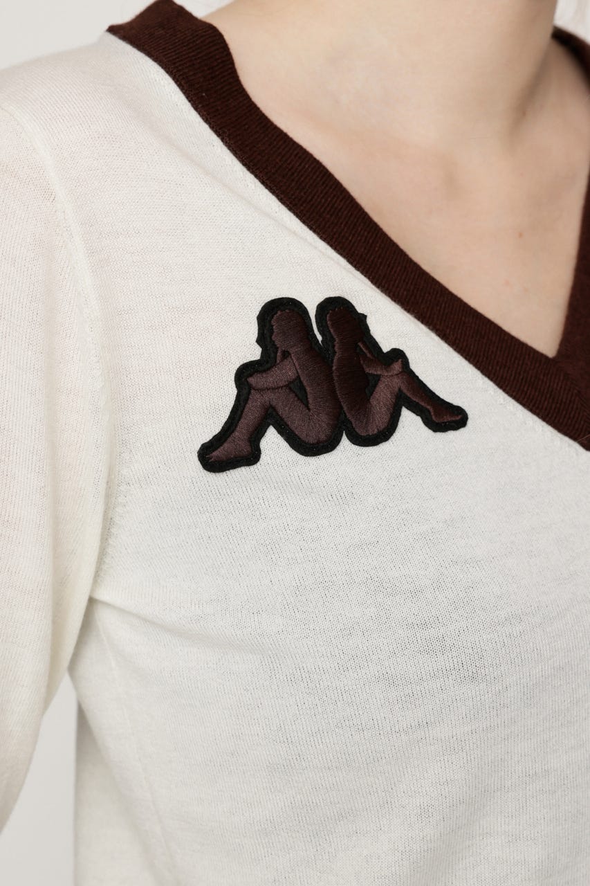 KAPPA x SLY V NECK トップス IVOY FREE