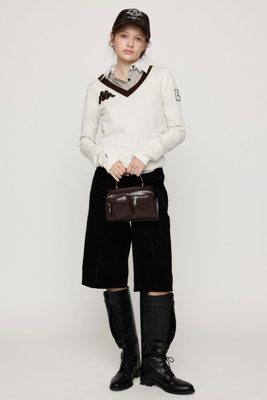 KAPPA x SLY V NECK トップス IVOY FREE