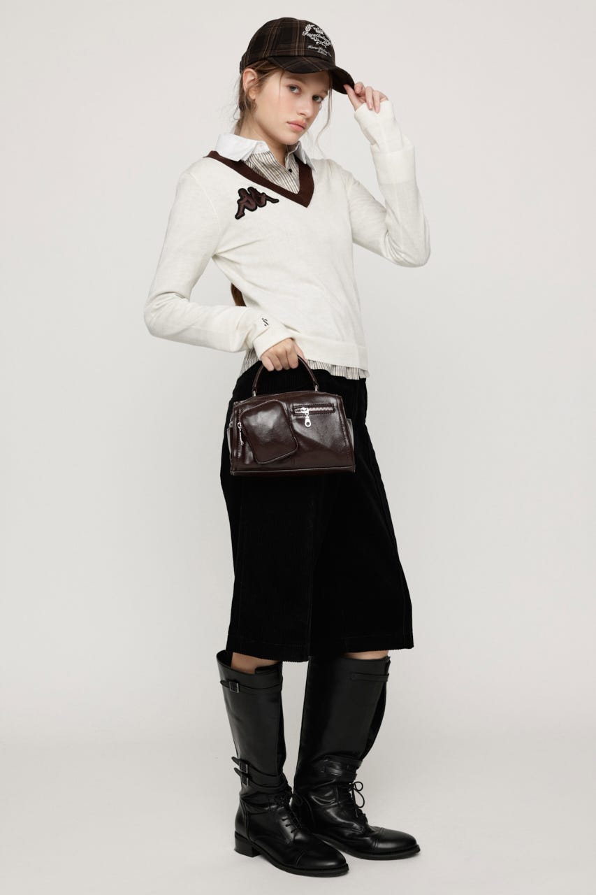 KAPPA x SLY V NECK トップス IVOY FREE