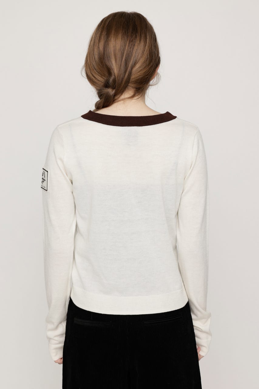 KAPPA x SLY V NECK トップス IVOY FREE