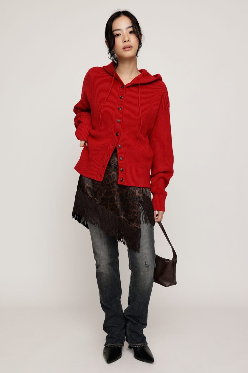 L／W STRETCH SLIM SEMI FLARE パンツ D/BLU 1