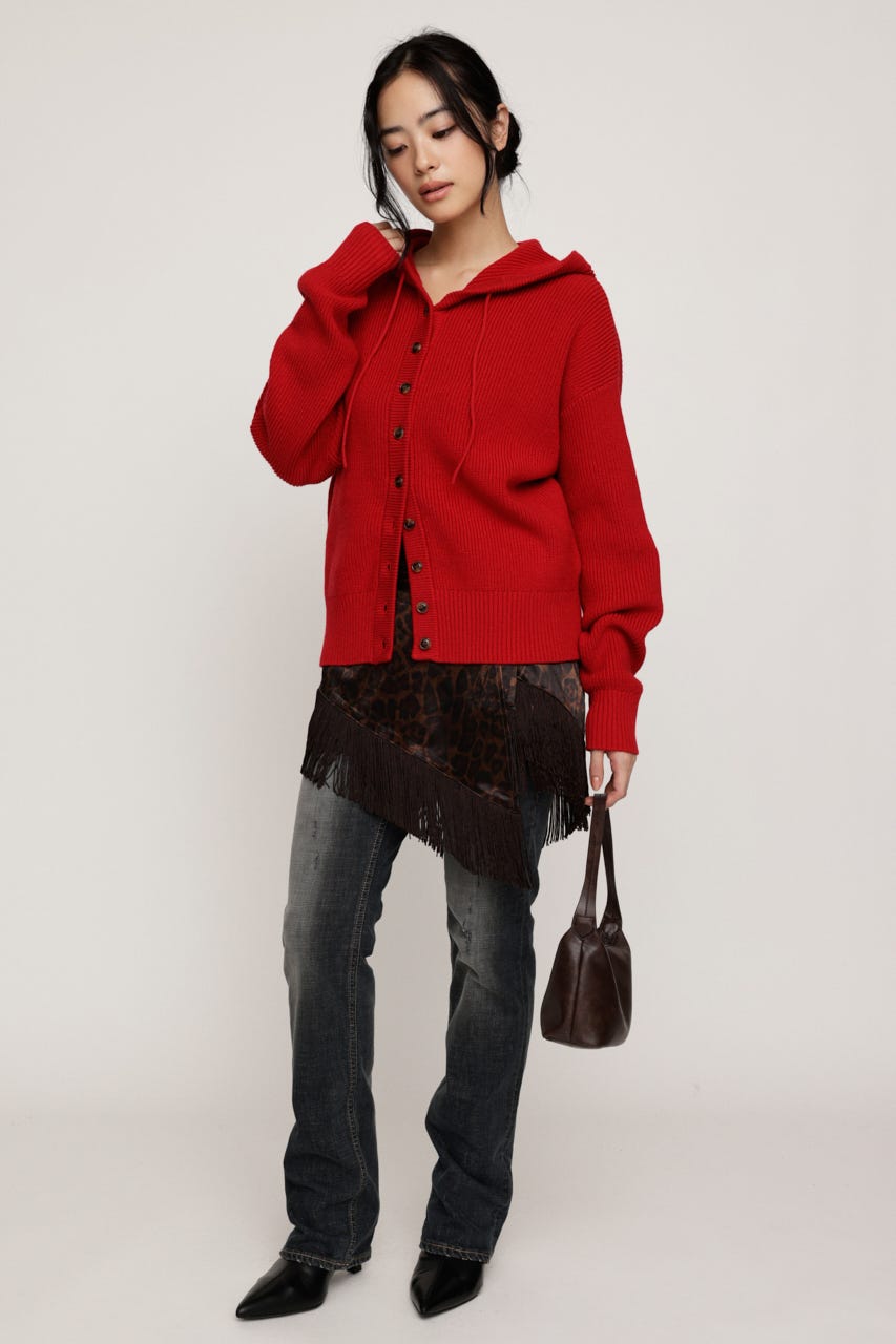 L／W STRETCH SLIM SEMI FLARE パンツ D/BLU 1
