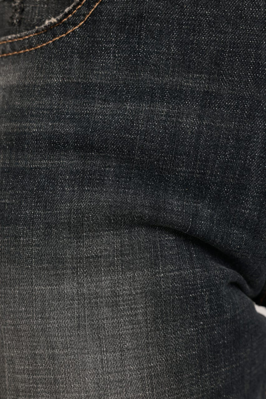 L／W STRETCH SLIM SEMI FLARE パンツ D/BLU 1