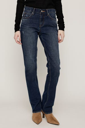 L／W STRETCH SLIM SEMI FLARE パンツ