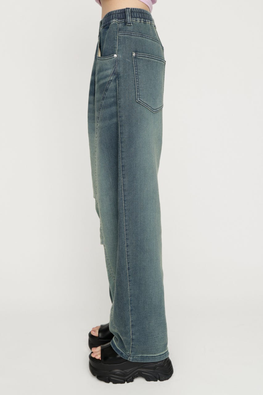 BARRELLEG DENIM LIKE SW パンツ BLU 1