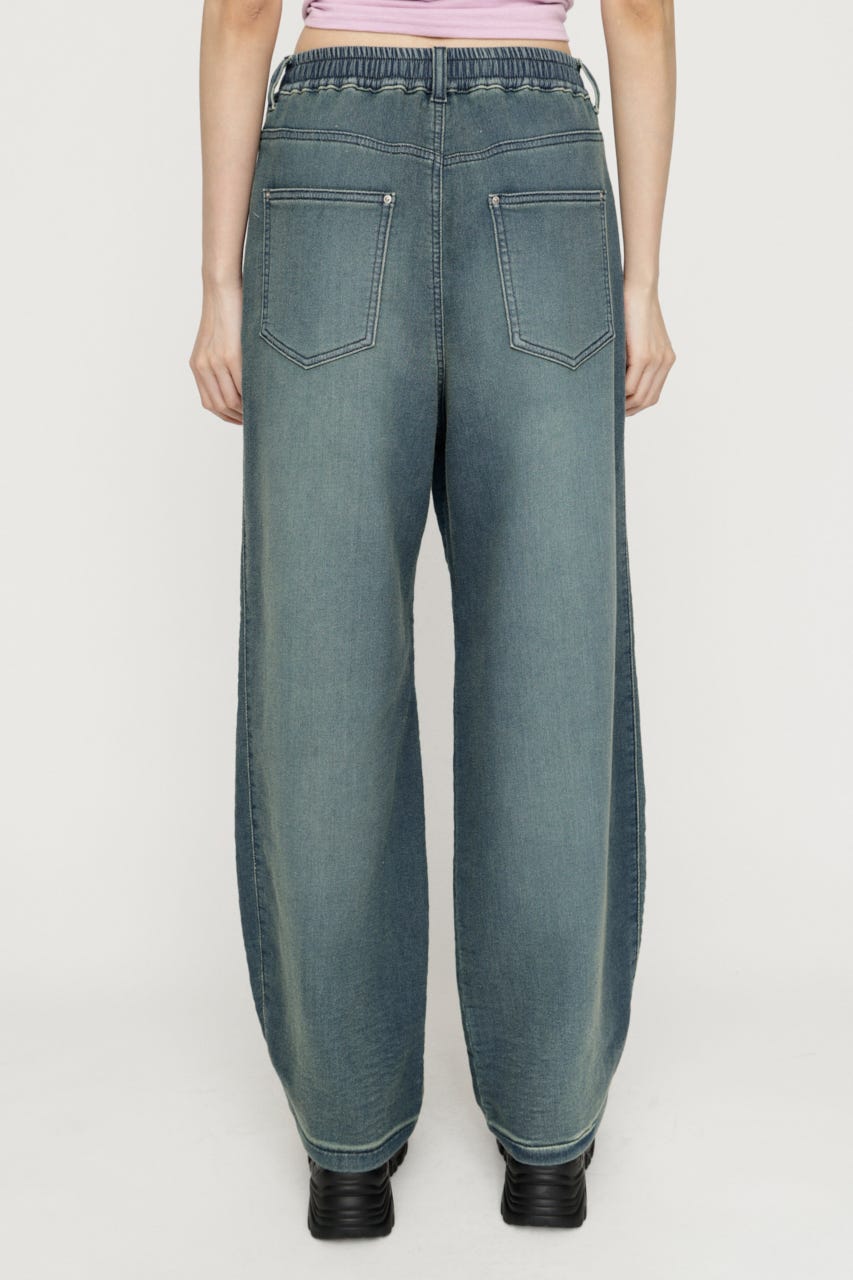 BARRELLEG DENIM LIKE SW パンツ BLU 1
