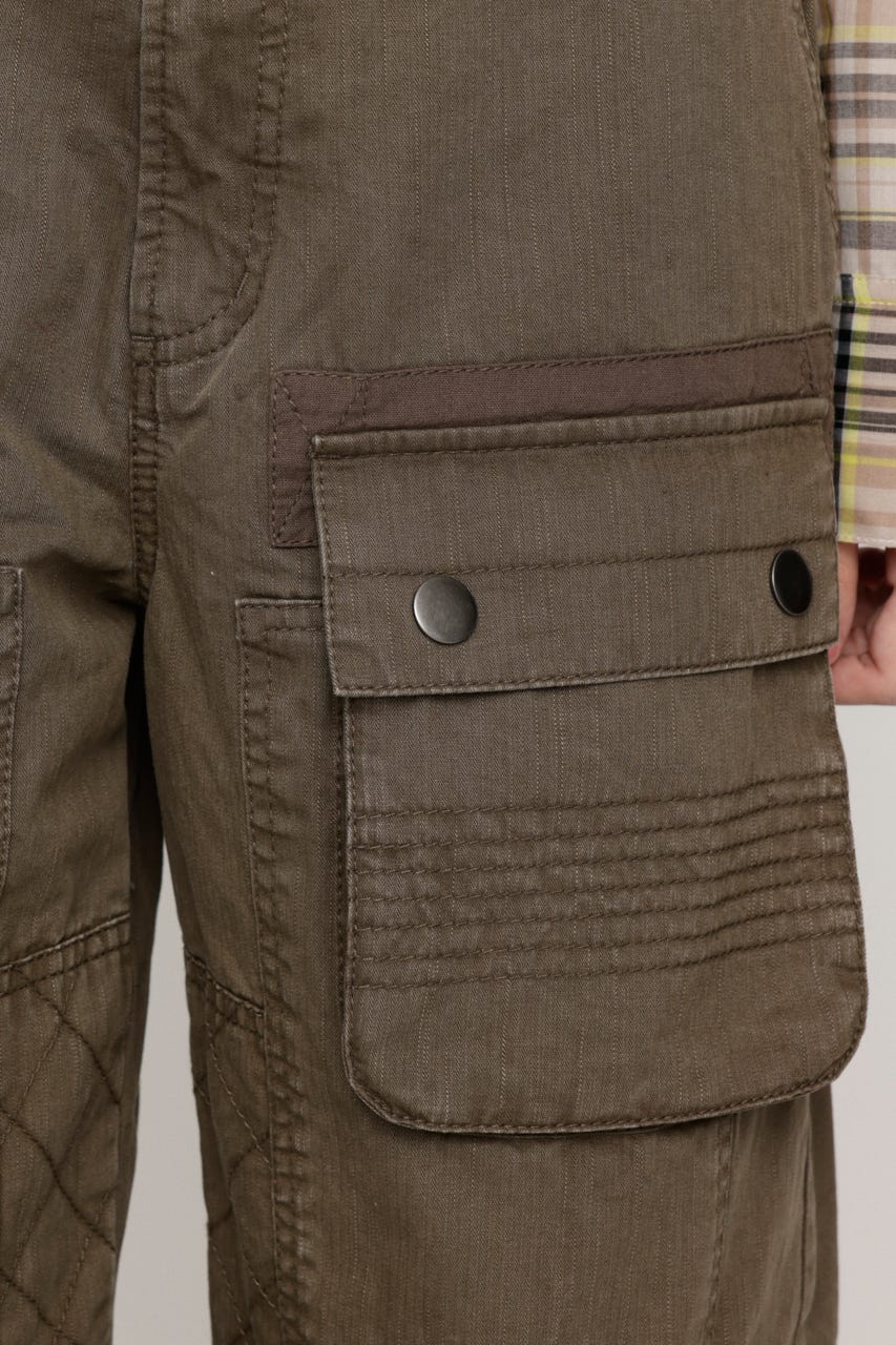 MULTI POCKET MILITARY パンツ KHA 1