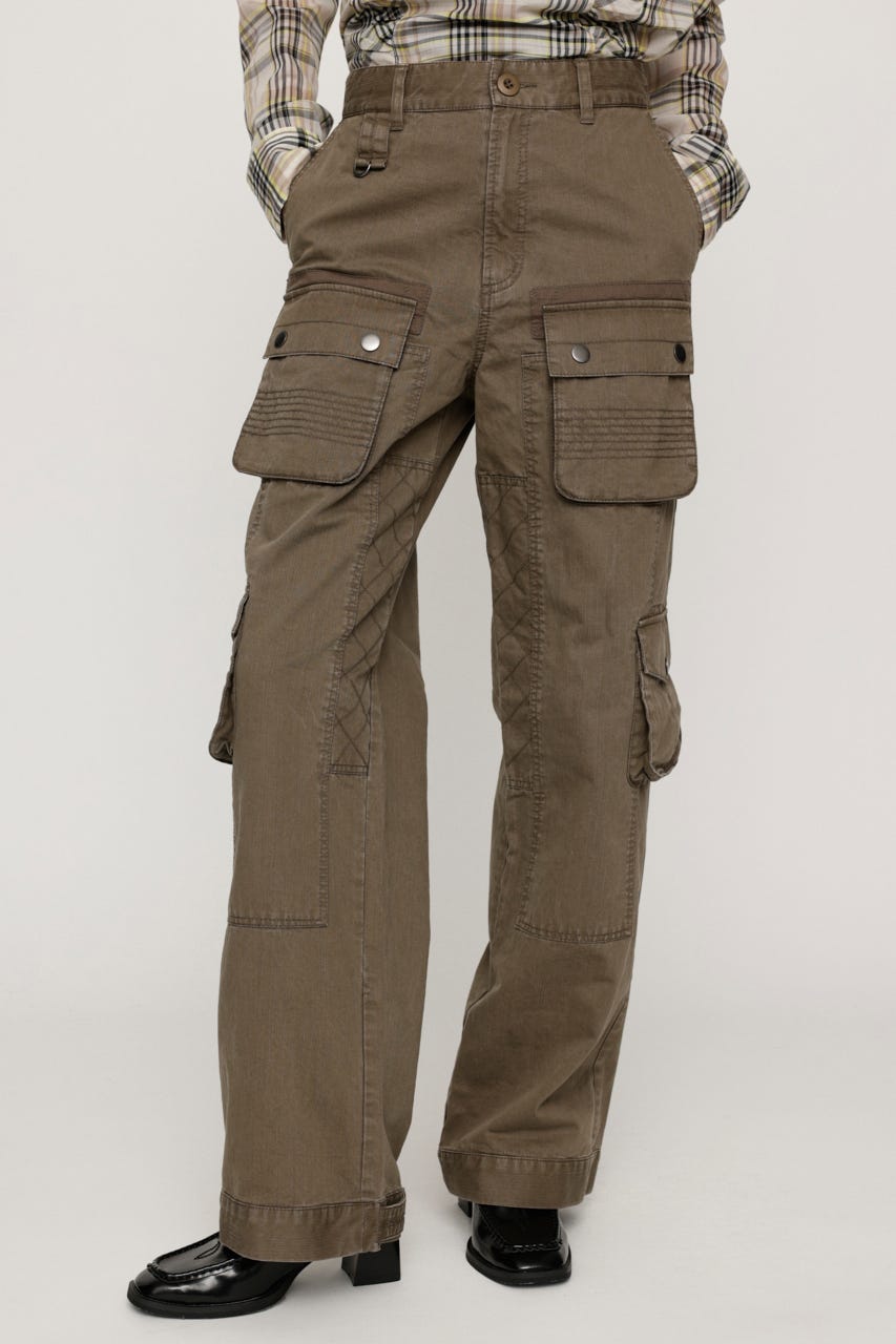 MULTI POCKET MILITARY パンツ KHA 1