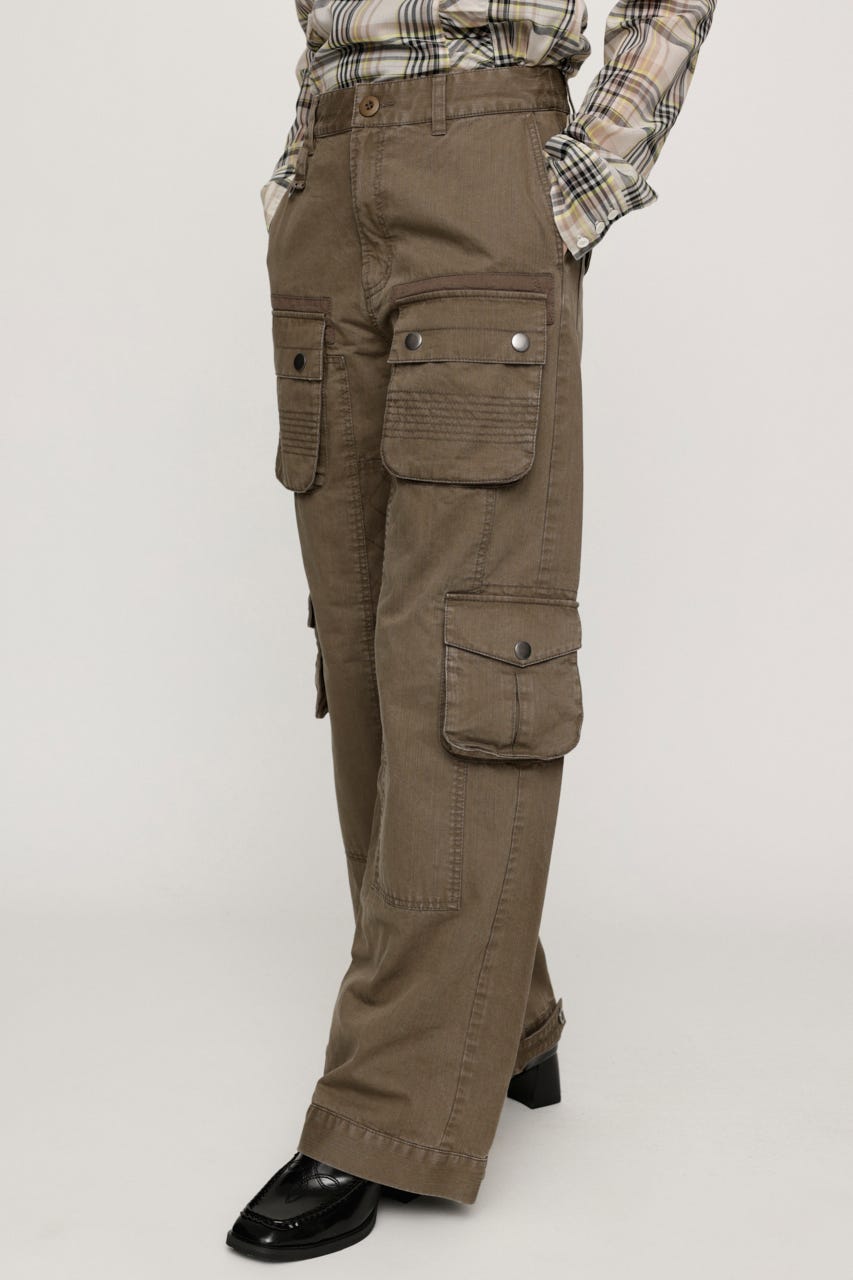MULTI POCKET MILITARY パンツ KHA 1