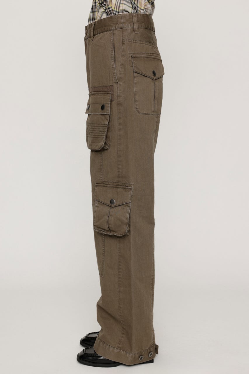 MULTI POCKET MILITARY パンツ KHA 1