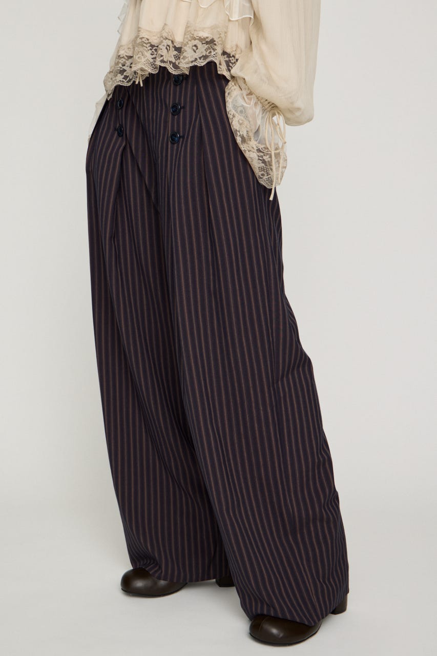 DOUBLE TUCK MARINE パンツ M/NVY 1