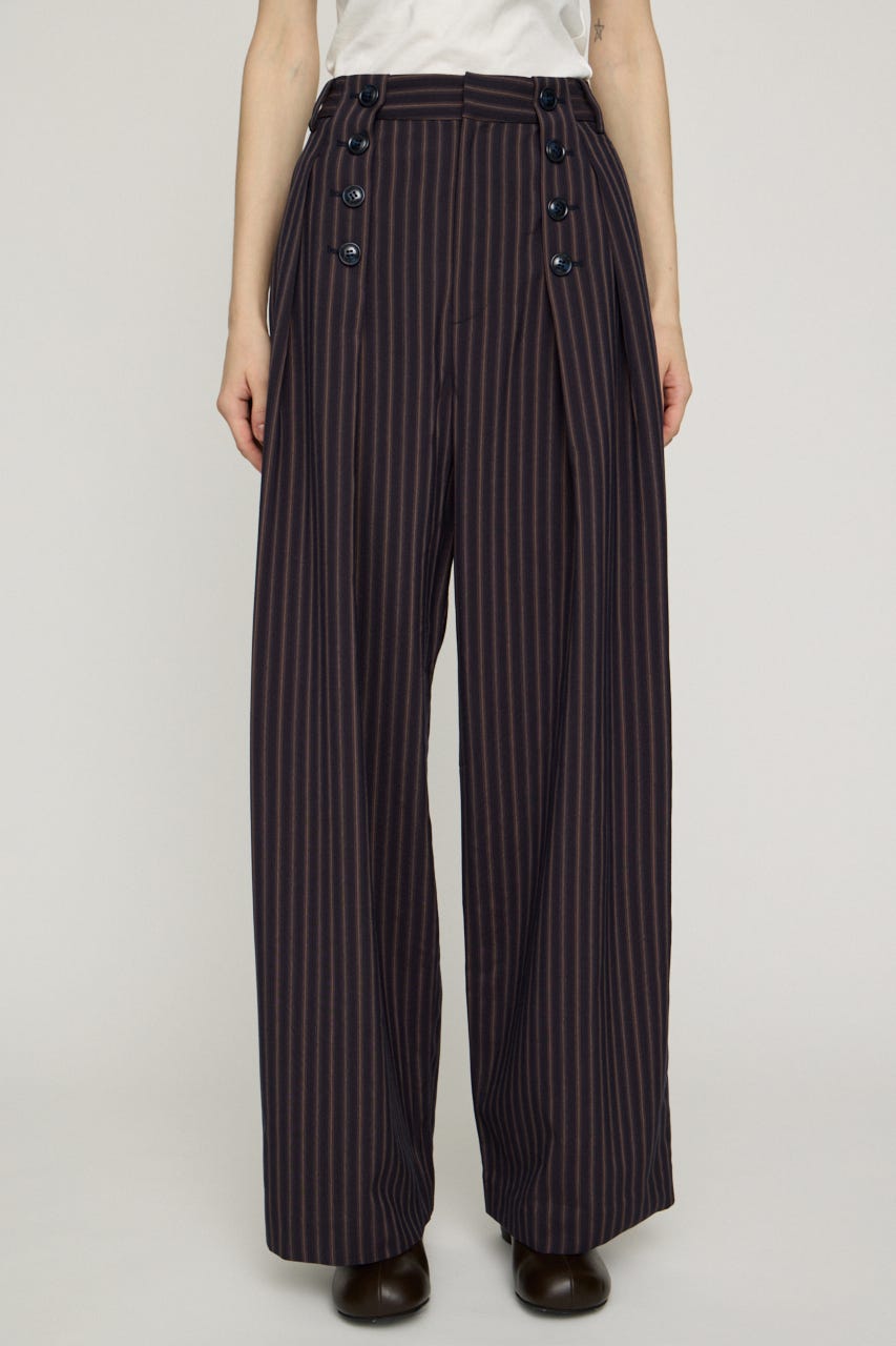DOUBLE TUCK MARINE パンツ M/NVY 1