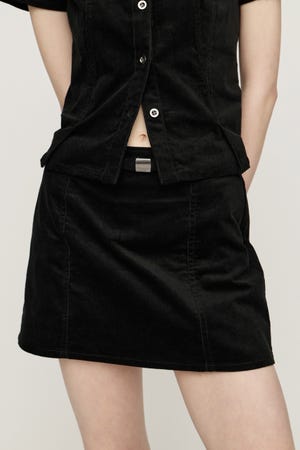 BELTED CORDUROY S／スコート