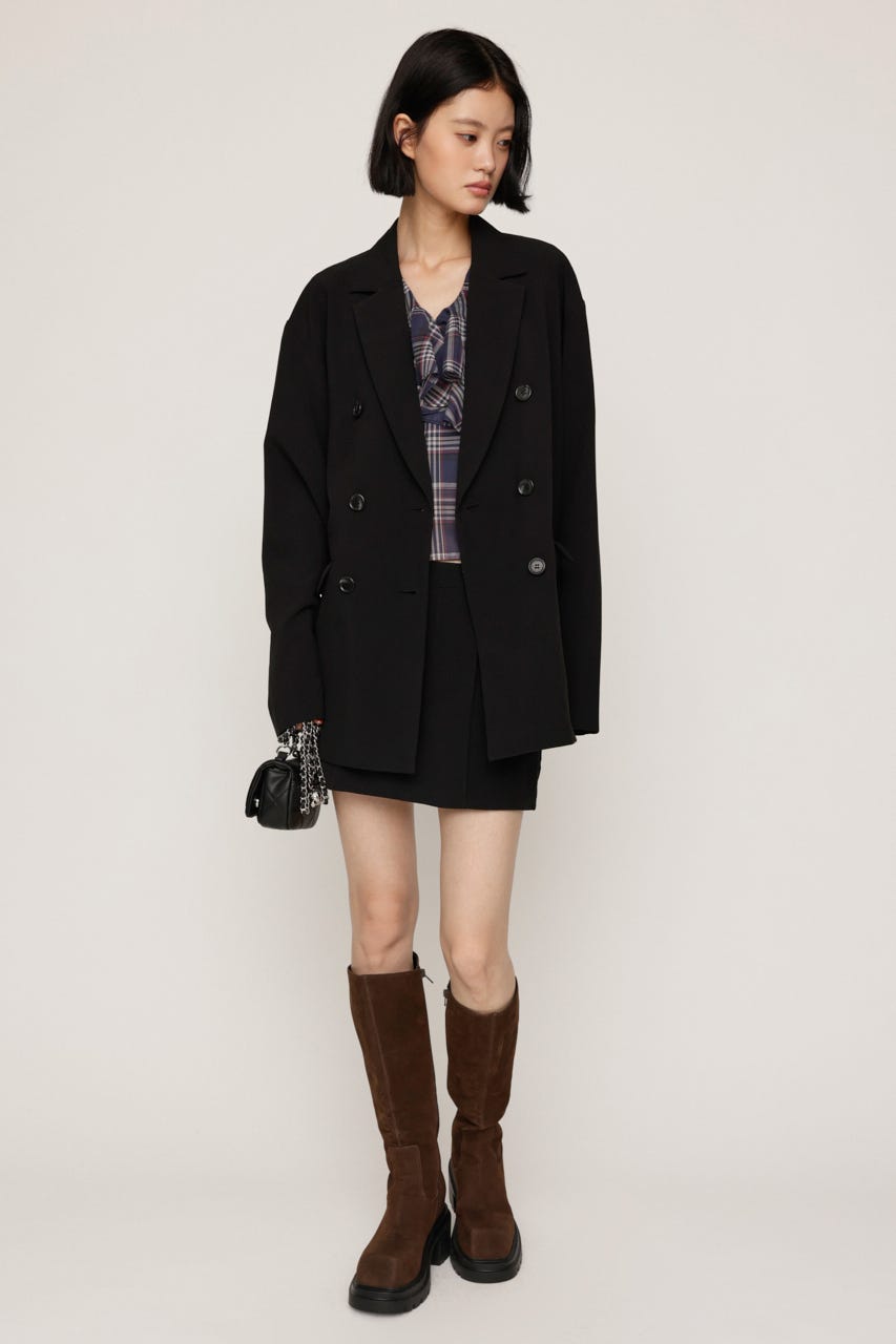 【AW PRE ORDER 第2弾】SKIRT LIKE ショートパンツ BLK 2