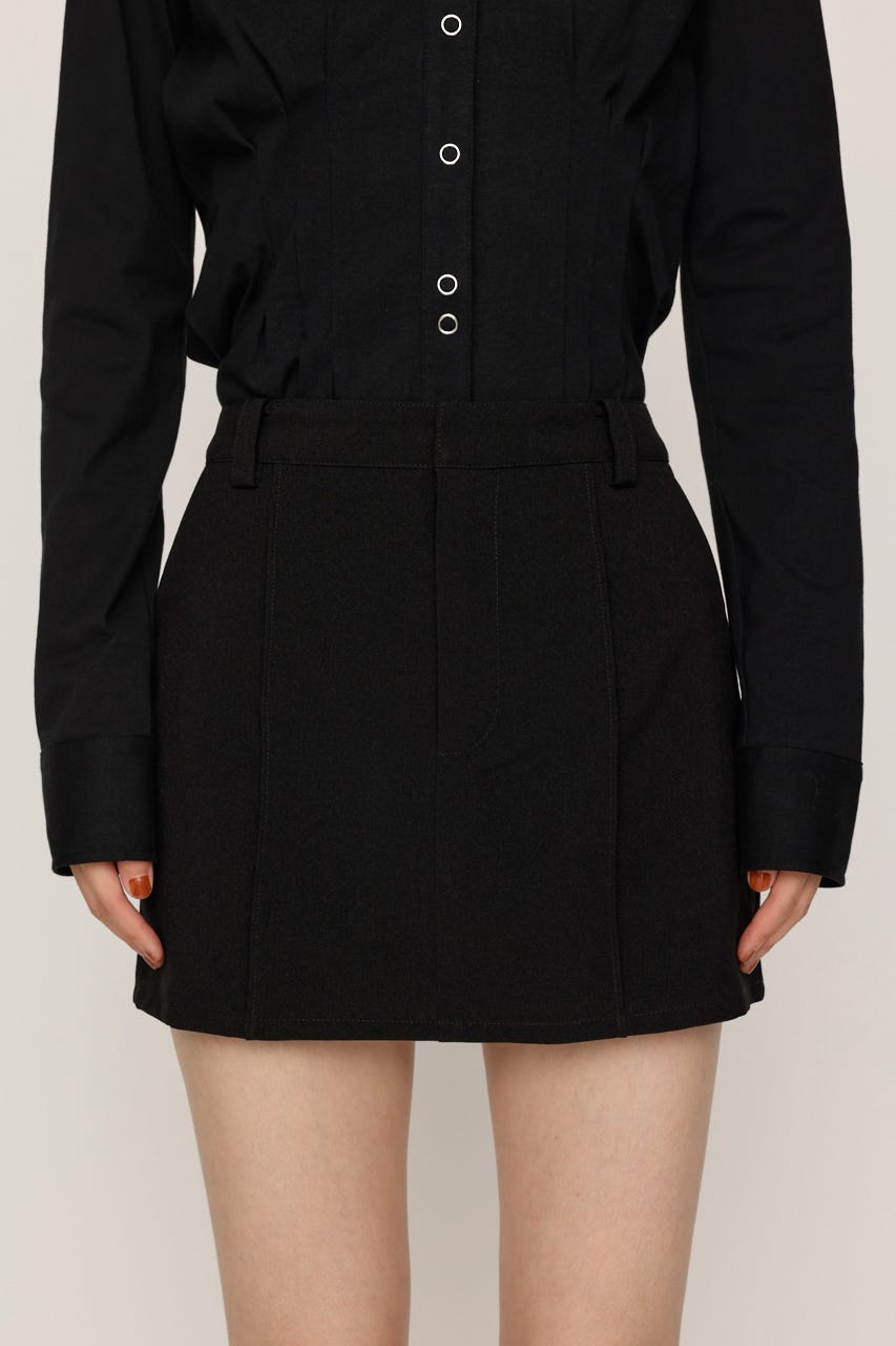 【AW PRE ORDER 第2弾】SKIRT LIKE ショートパンツ BLK 2