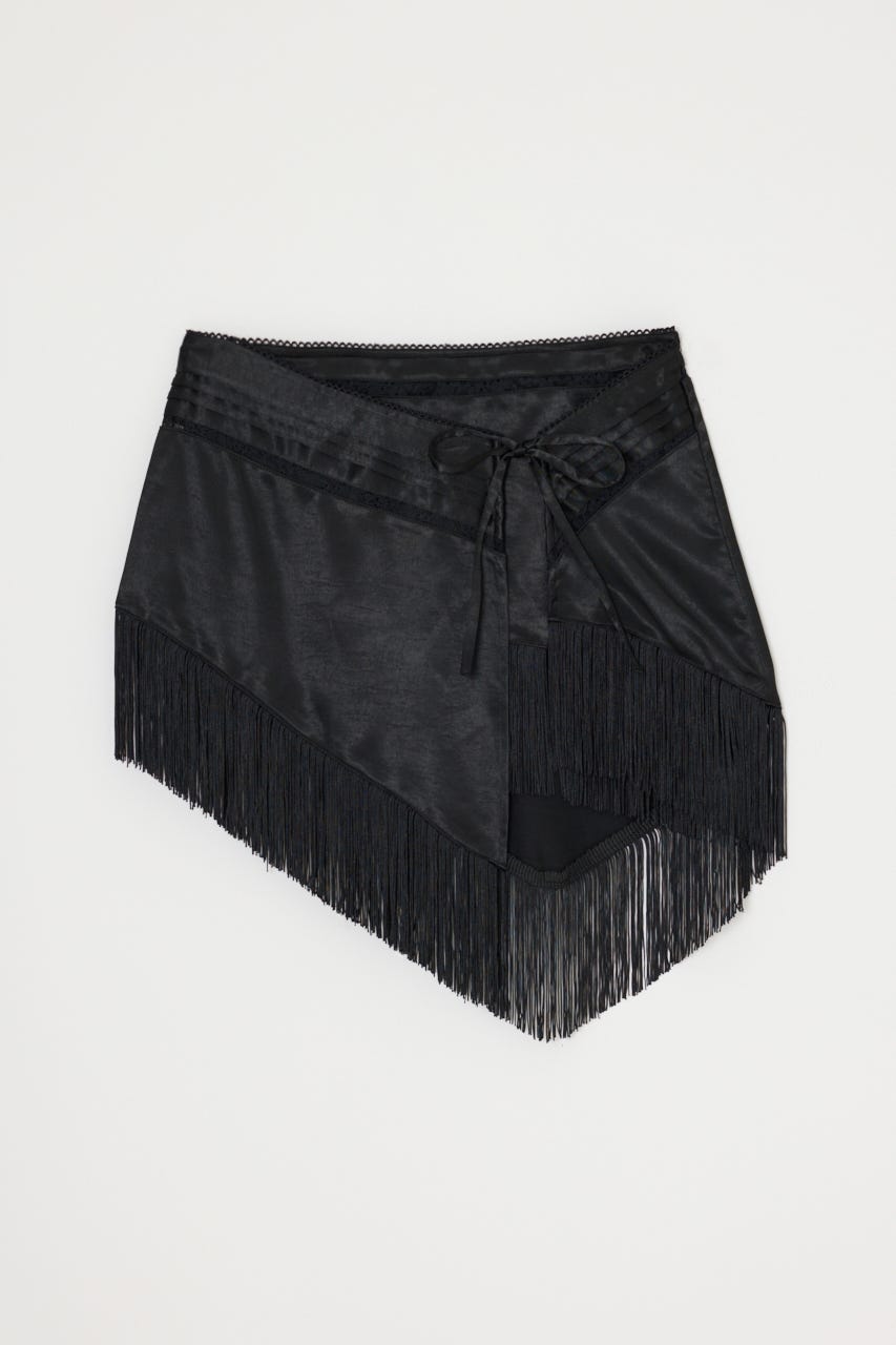 FRINGE ASYMMETRY WRAP ベルト BLK FREE