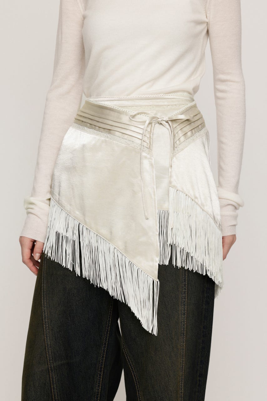 FRINGE ASYMMETRY WRAP ベルト IVOY FREE