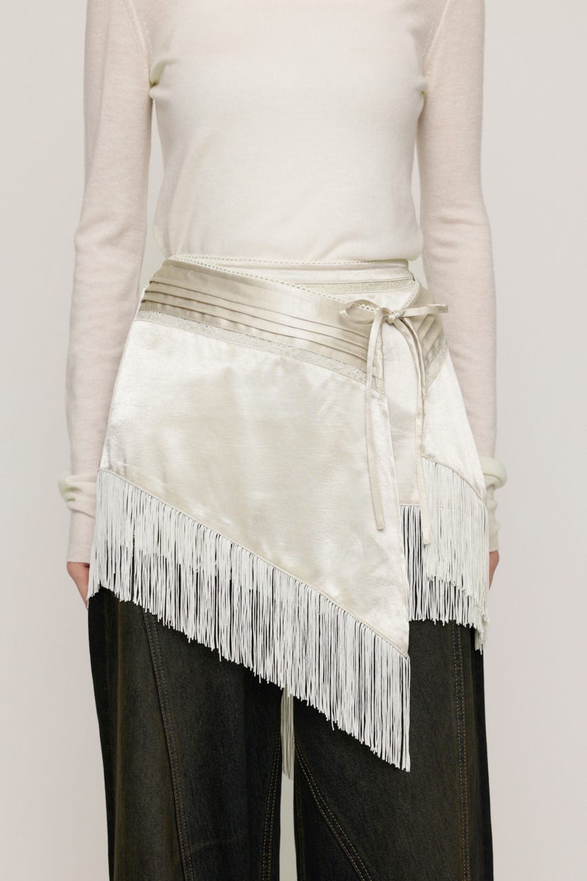 FRINGE ASYMMETRY WRAP ベルト IVOY FREE