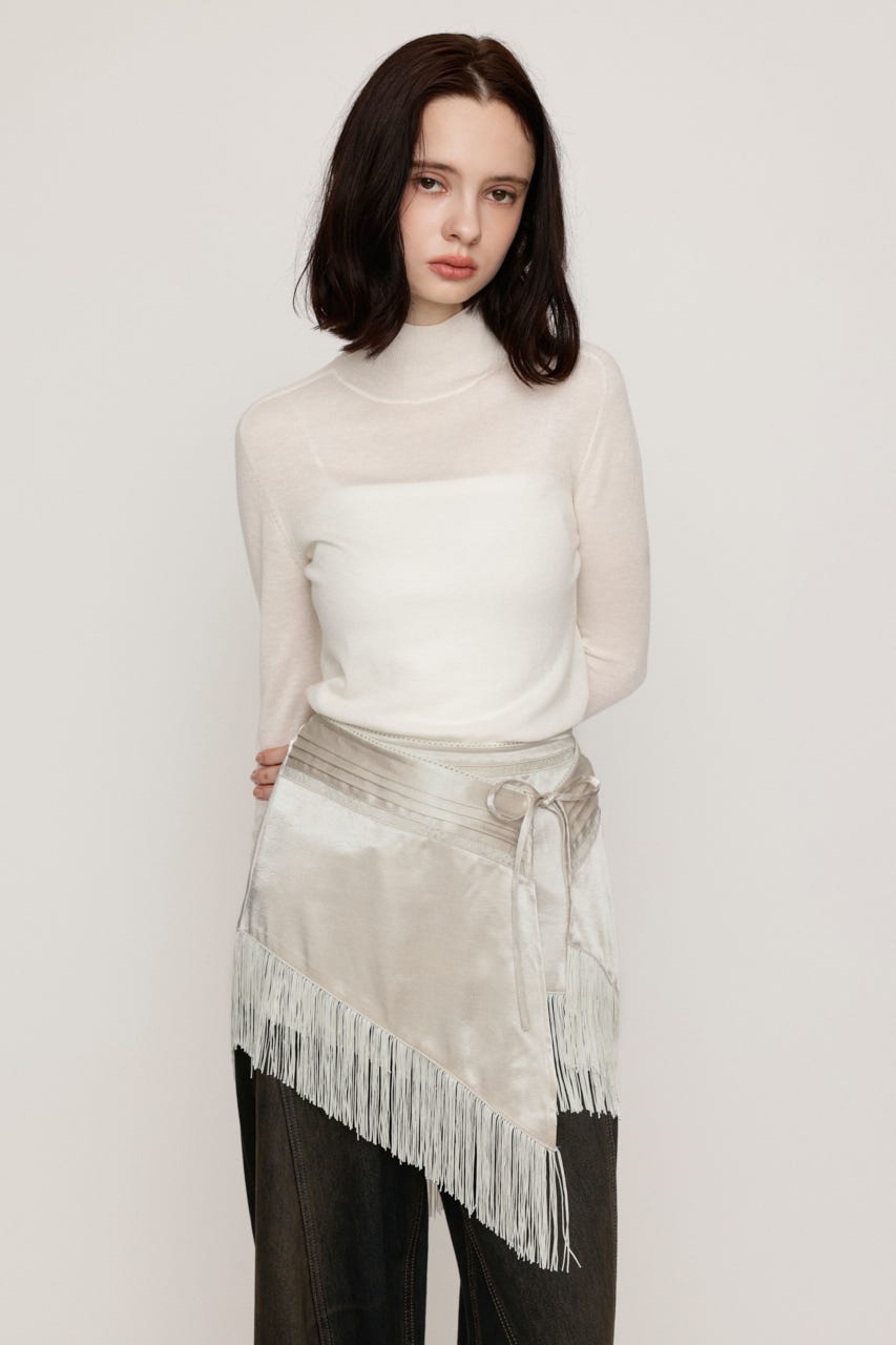 FRINGE ASYMMETRY WRAP ベルト IVOY FREE