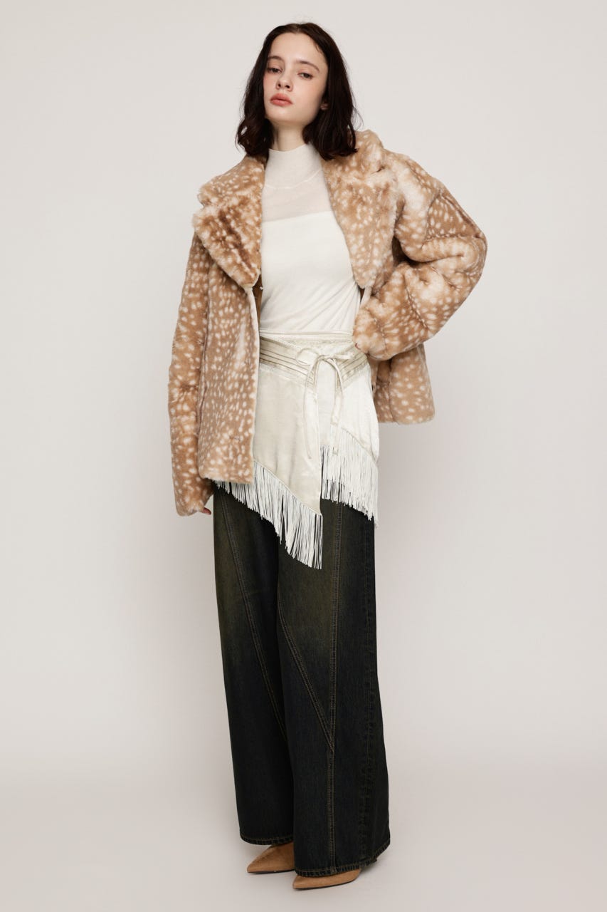 FRINGE ASYMMETRY WRAP ベルト IVOY FREE