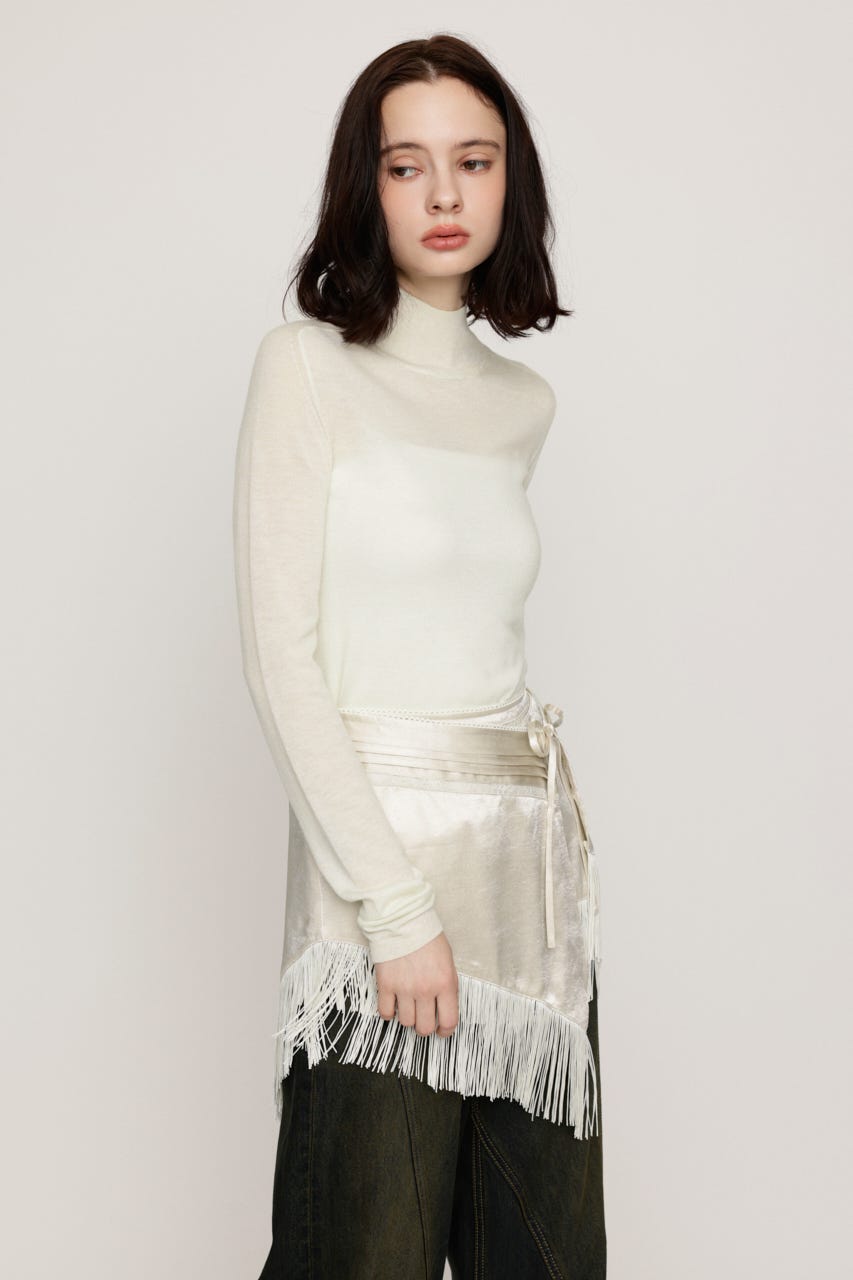 FRINGE ASYMMETRY WRAP ベルト IVOY FREE