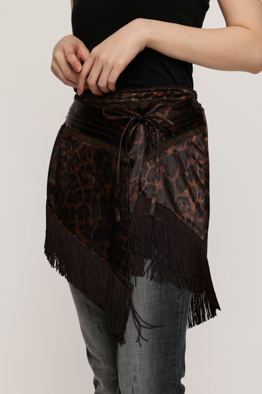 FRINGE ASYMMETRY WRAP ベルト Multi_1 FREE