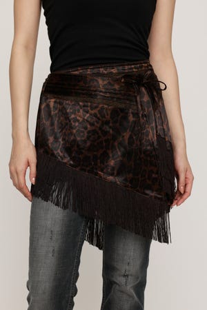 FRINGE ASYMMETRY WRAP ベルト