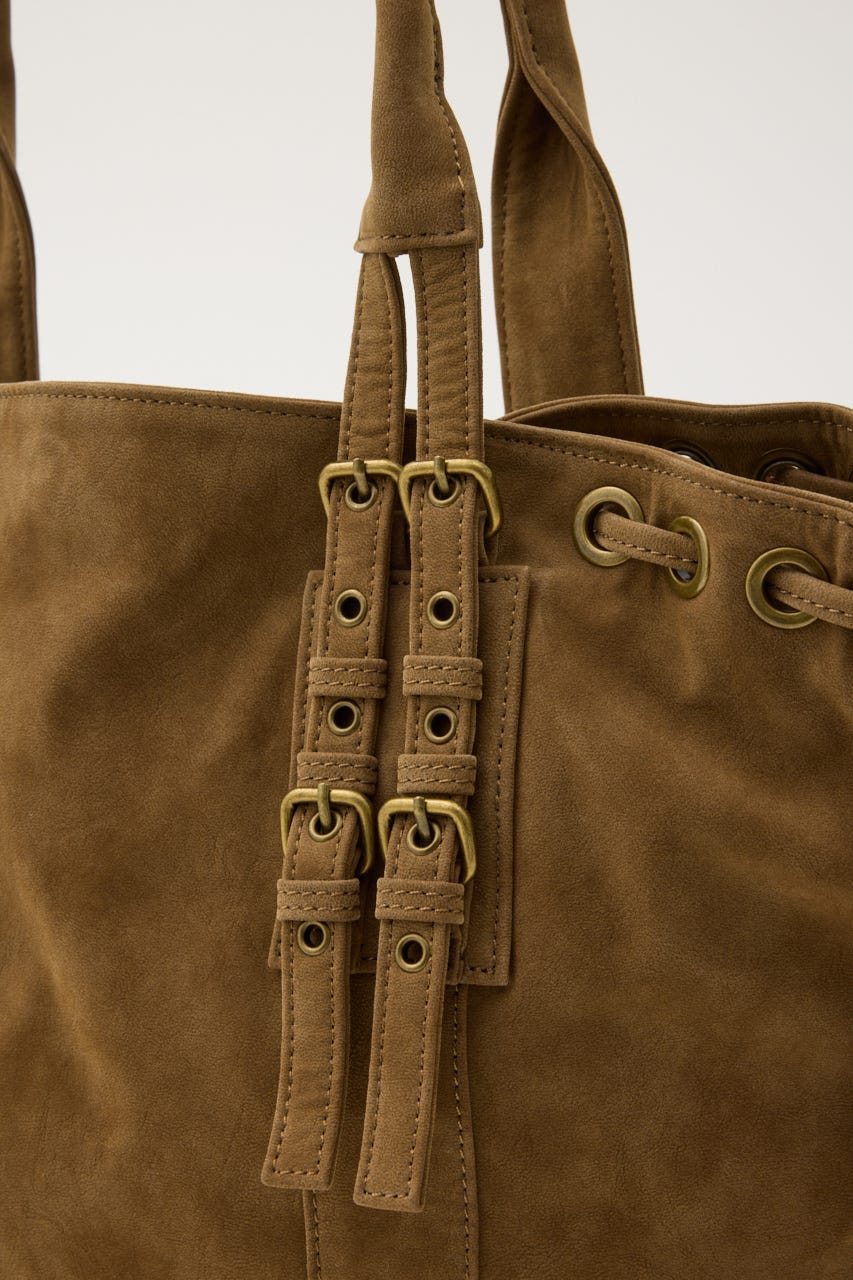 【AW PRE ORDER】SIDE DRAWSTRING トートバッグ BEG FREE